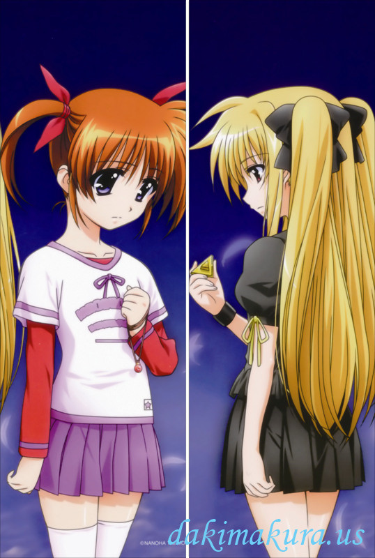 Magical Girl Lyrical Nanoha - Fate Testarossa - Nanoha Takamachi Anime Dakimakura Pillow Cover